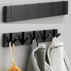 Foldbar Vægkrog i Rustfrit Stål – Minimalistisk Design til Pladsbesparende Opbevaring 5