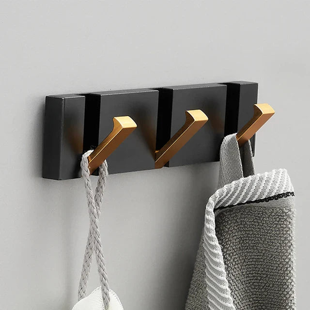 Foldbar Vægkrog i Rustfrit Stål – Minimalistisk Design til Pladsbesparende Opbevaring 7