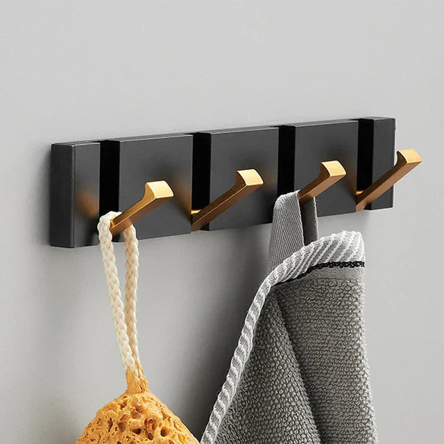 Foldbar Vægkrog i Rustfrit Stål – Minimalistisk Design til Pladsbesparende Opbevaring 8