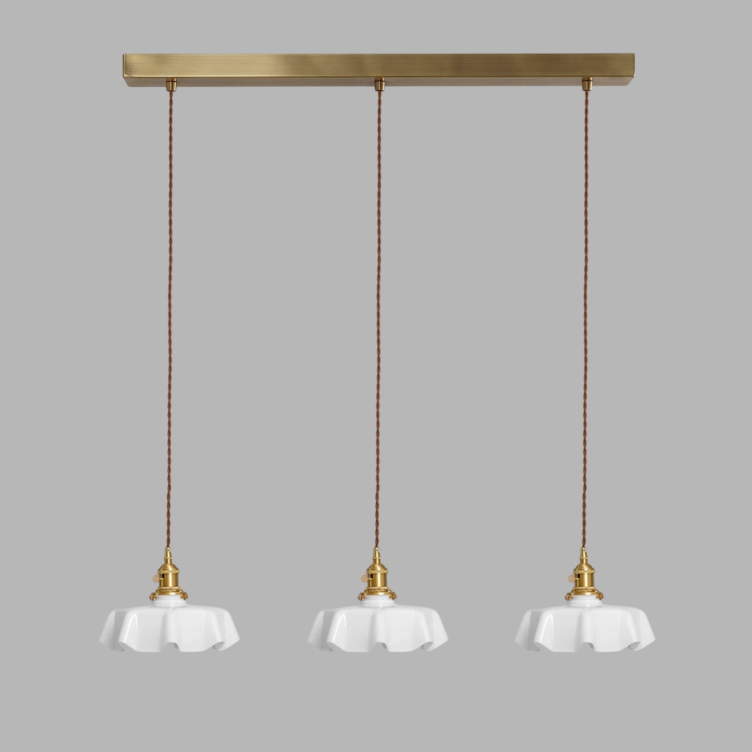 Fransk Loftlampe i Metal – Dekorativ Blomsterdesign til Elegant Belysning 14