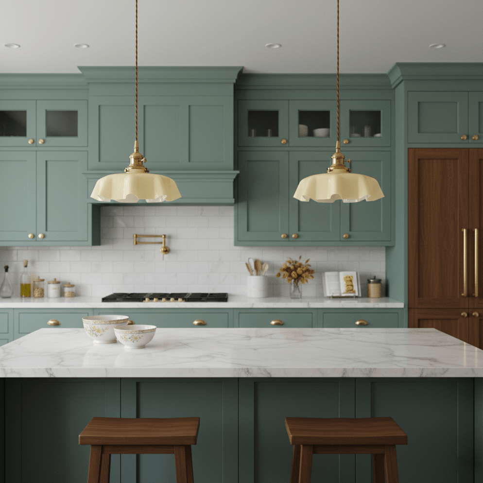 Fransk Loftlampe i Metal – Dekorativ Blomsterdesign til Elegant Belysning 3