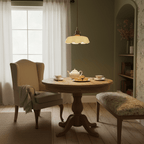 Fransk Loftlampe i Metal – Dekorativ Blomsterdesign til Elegant Belysning 6