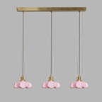 Fransk Loftlampe i Metal – Dekorativ Blomsterdesign til Elegant Belysning 9
