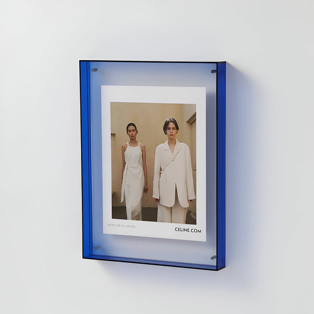 Gennemsigtig Fotoramme – Moderne Minimalistisk Design til Flexibel Brug 0