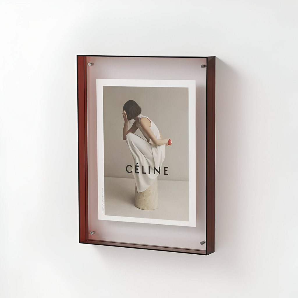 Gennemsigtig Fotoramme – Moderne Minimalistisk Design til Flexibel Brug 11