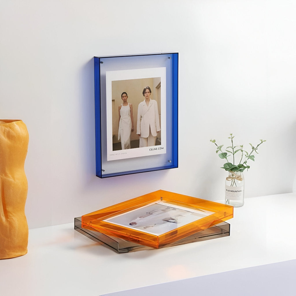 Gennemsigtig Fotoramme – Moderne Minimalistisk Design til Flexibel Brug 2