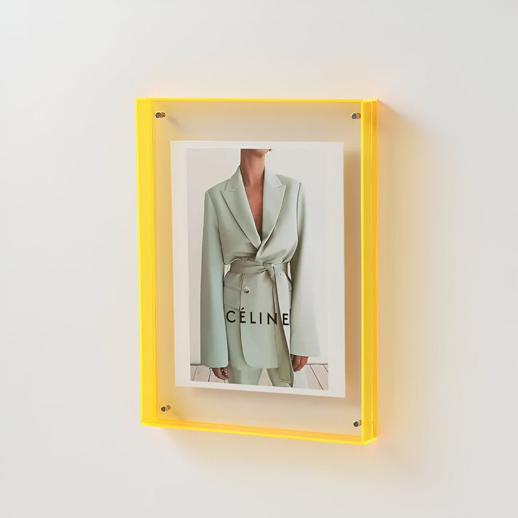 Gennemsigtig Fotoramme – Moderne Minimalistisk Design til Flexibel Brug 6
