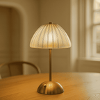 Genopladelig Bordlampe Uden Ledning – Elegant Krystalskærm med Touch-Dæmpning 2