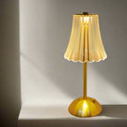 Genopladelig Bordlampe Uden Ledning – Elegant Krystalskærm med Touch-Dæmpning 5