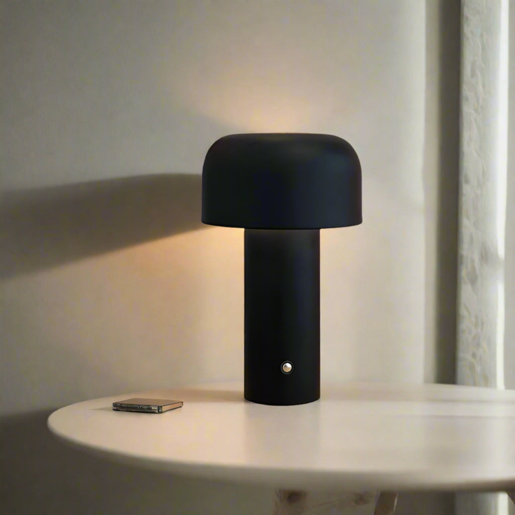 Genopladelig Bordlampe Uden Ledning – Trefarvet Lys og Touch-Dæmpning 3