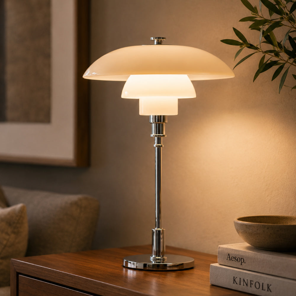 Glas Bordlampe - Dæmpbar Scandinavisk Design 11