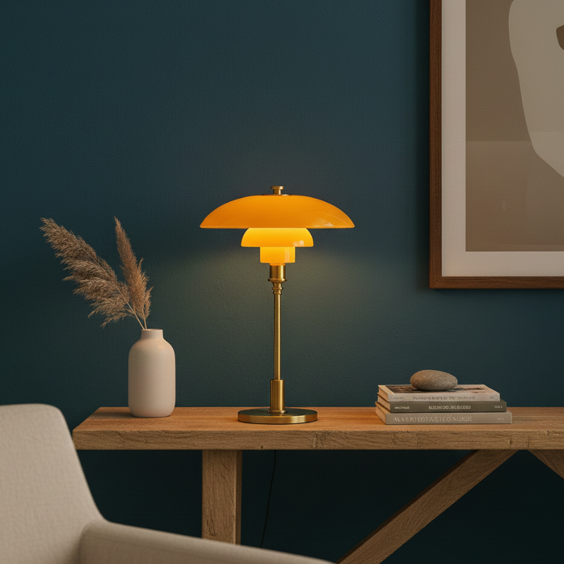 Glas Bordlampe - Dæmpbar Scandinavisk Design 2
