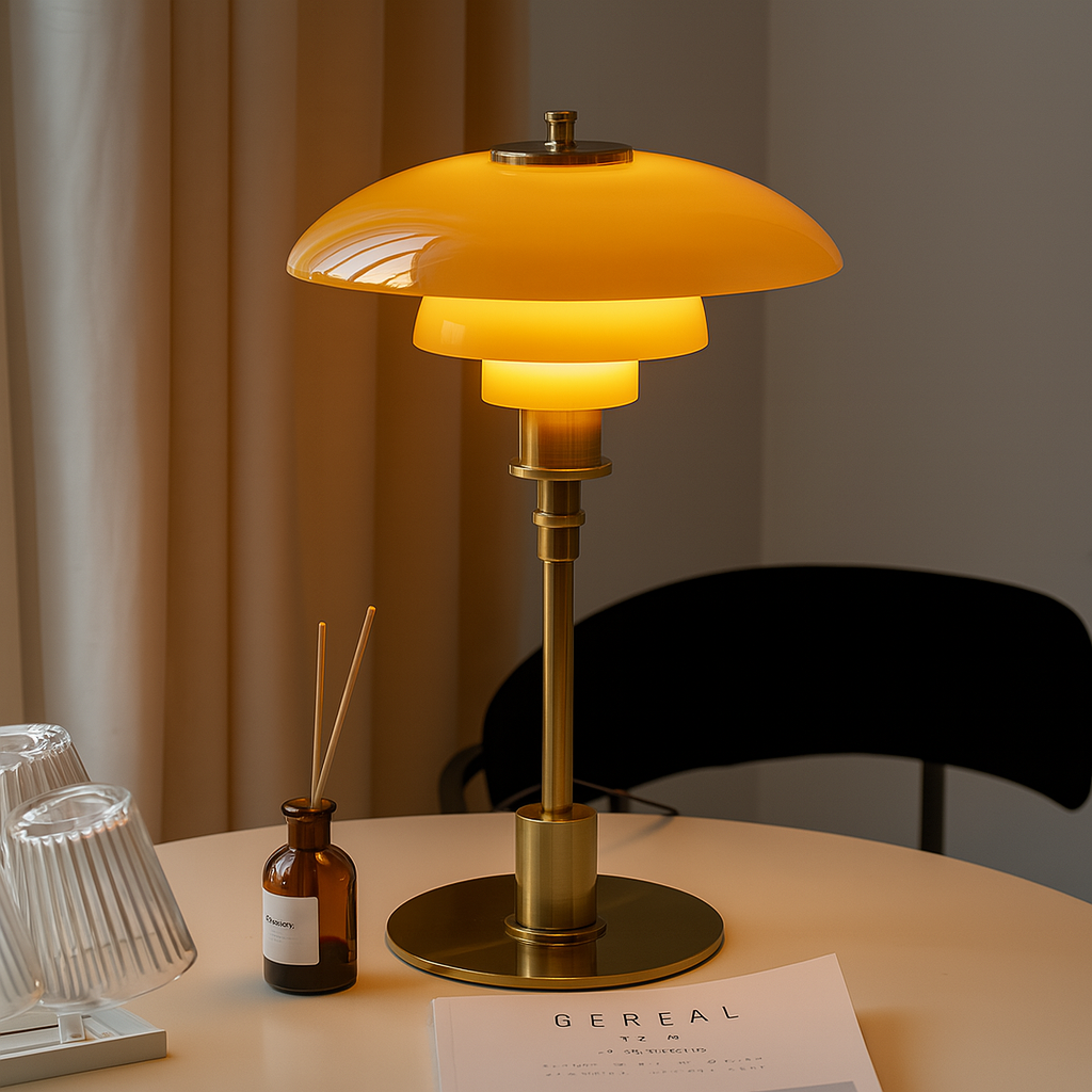 Glas Bordlampe - Dæmpbar Scandinavisk Design 3
