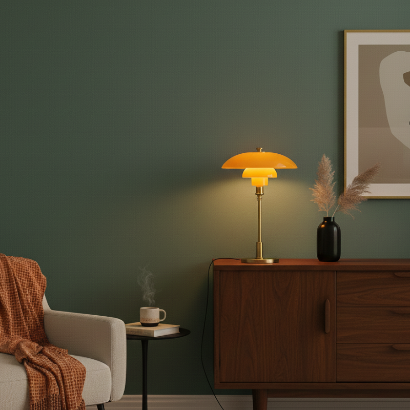 Glas Bordlampe - Dæmpbar Scandinavisk Design 4
