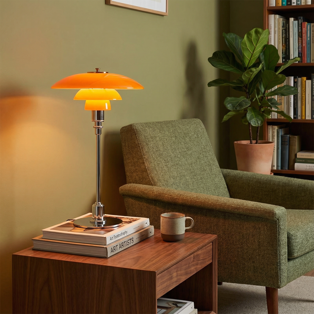 Glas Bordlampe - Dæmpbar Scandinavisk Design 6
