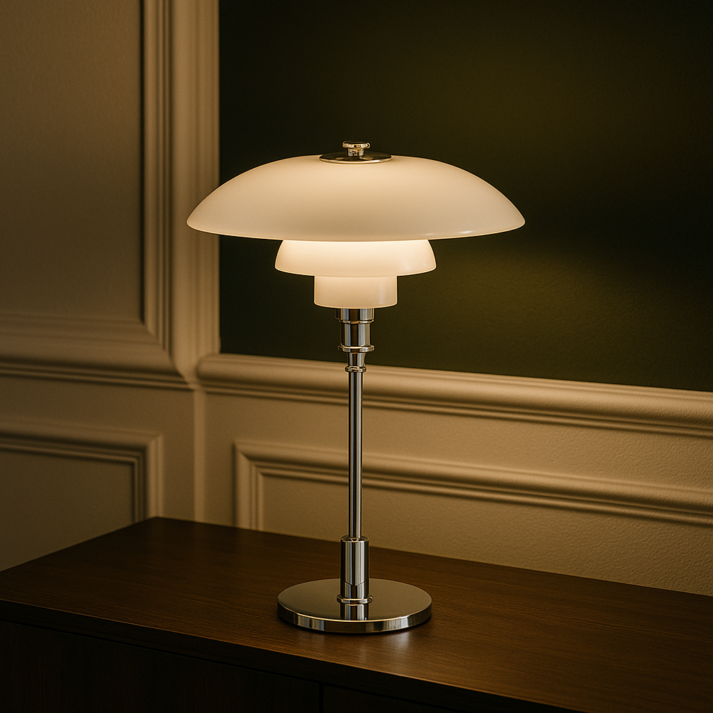 Glas Bordlampe - Dæmpbar Scandinavisk Design 7
