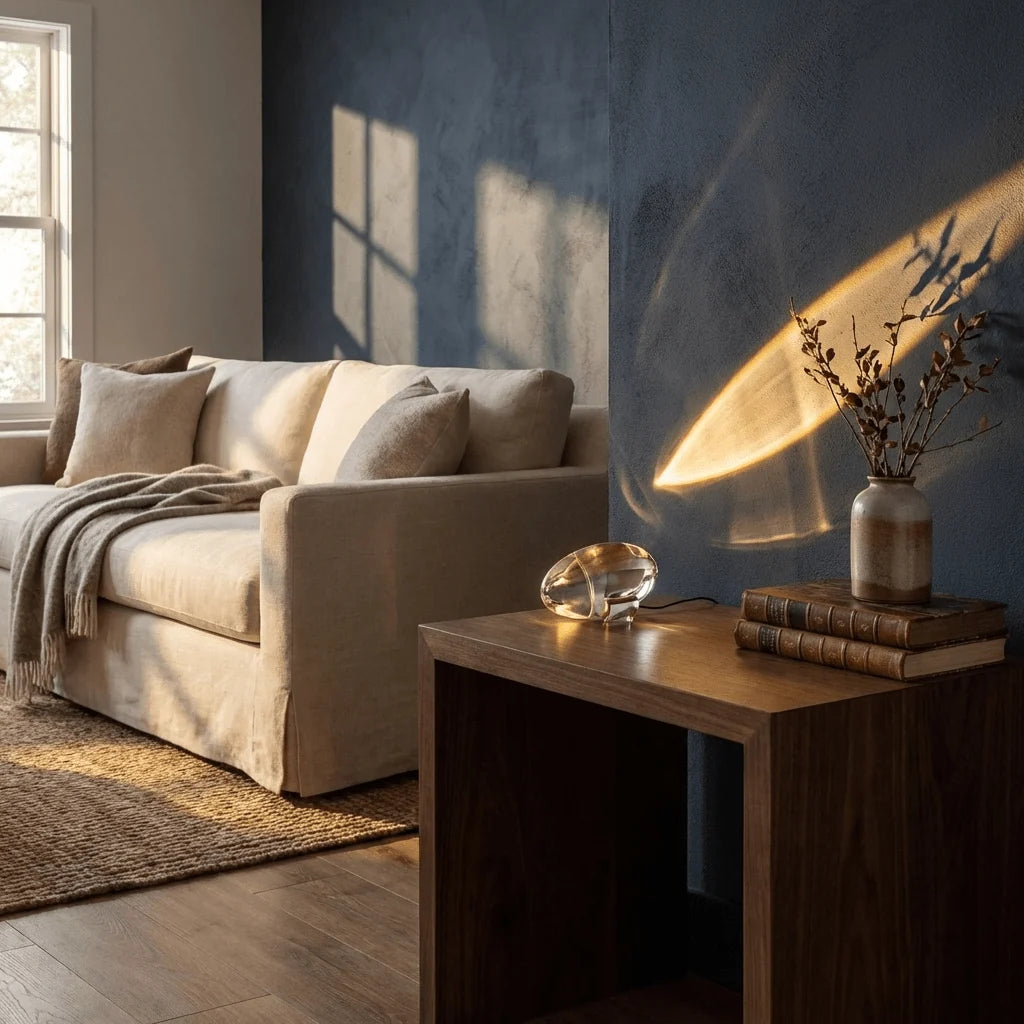 Glas Bordlampe – Dekorative Lysrefleksioner i Tre Stilarter 2