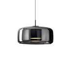 Glas Pendel Lampe til Spisebord - Elegant Design i Tonet Glas 6
