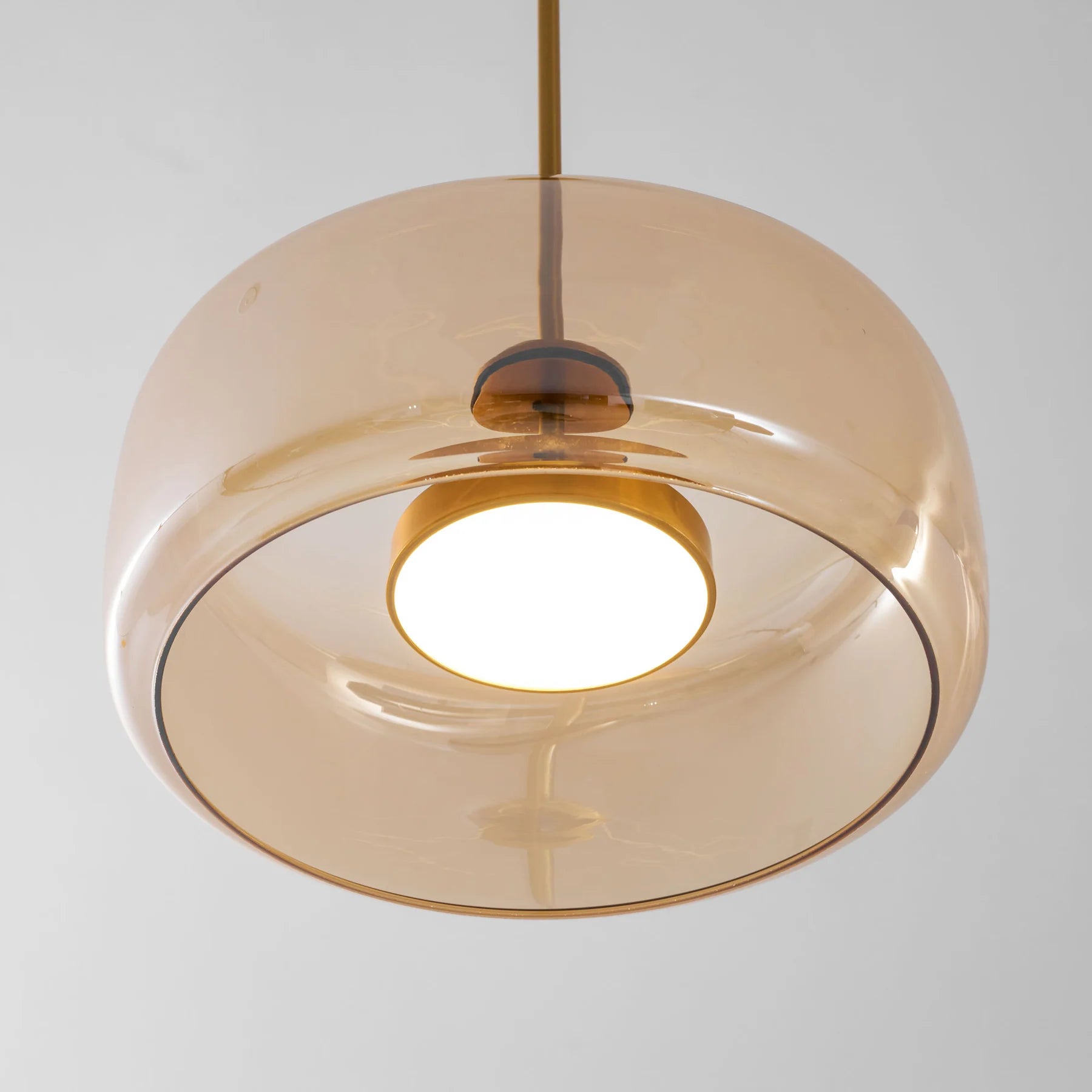 Glas Pendel Lampe til Spisebord – Elegant Design i Tonet Glas 8