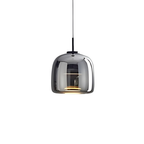 Glas Pendel Lampe til Spisebord - Elegant Design i Tonet Glas 9
