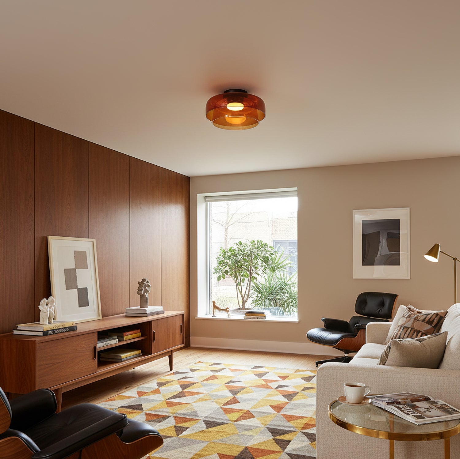 Glasloftslampe – Moderne Design i Flere Størrelser 1