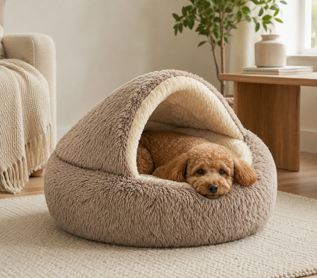 Hundeseng i Kokon-Design med Hævede Kanter 3