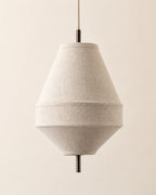 Japandi Loftslampe i Linnedstof - Organisk Design 10