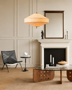 Japandi Loftslampe i Linnedstof - Organisk Design 4
