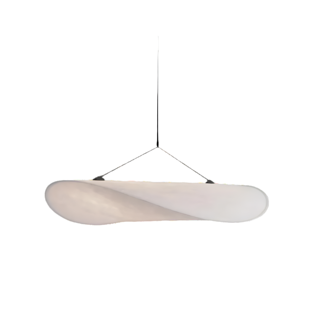 Japandi Pendel Lampe - Flydende Silkeform med Blød Glød 5
