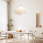 Japandi Pendel Lampe – Justerbar Højde, Elegant Stofdesign til Spisebord 7