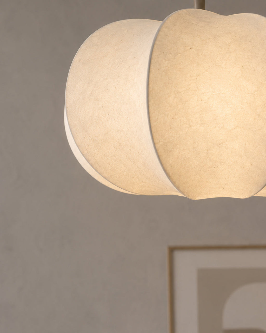 Japandi Pendel Lampe - Organisk Wabi-Sabi Design 2
