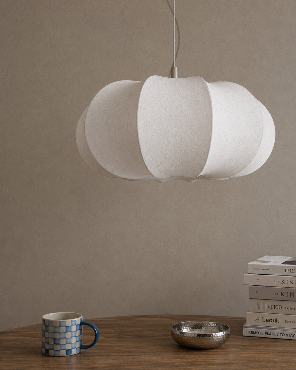 Japandi Pendel Lampe - Organisk Wabi-Sabi Design 6
