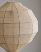 Japandi Pendel Lampe i Naturlig Plantefiber - Vævet Design med Justerbar Ledning 3
