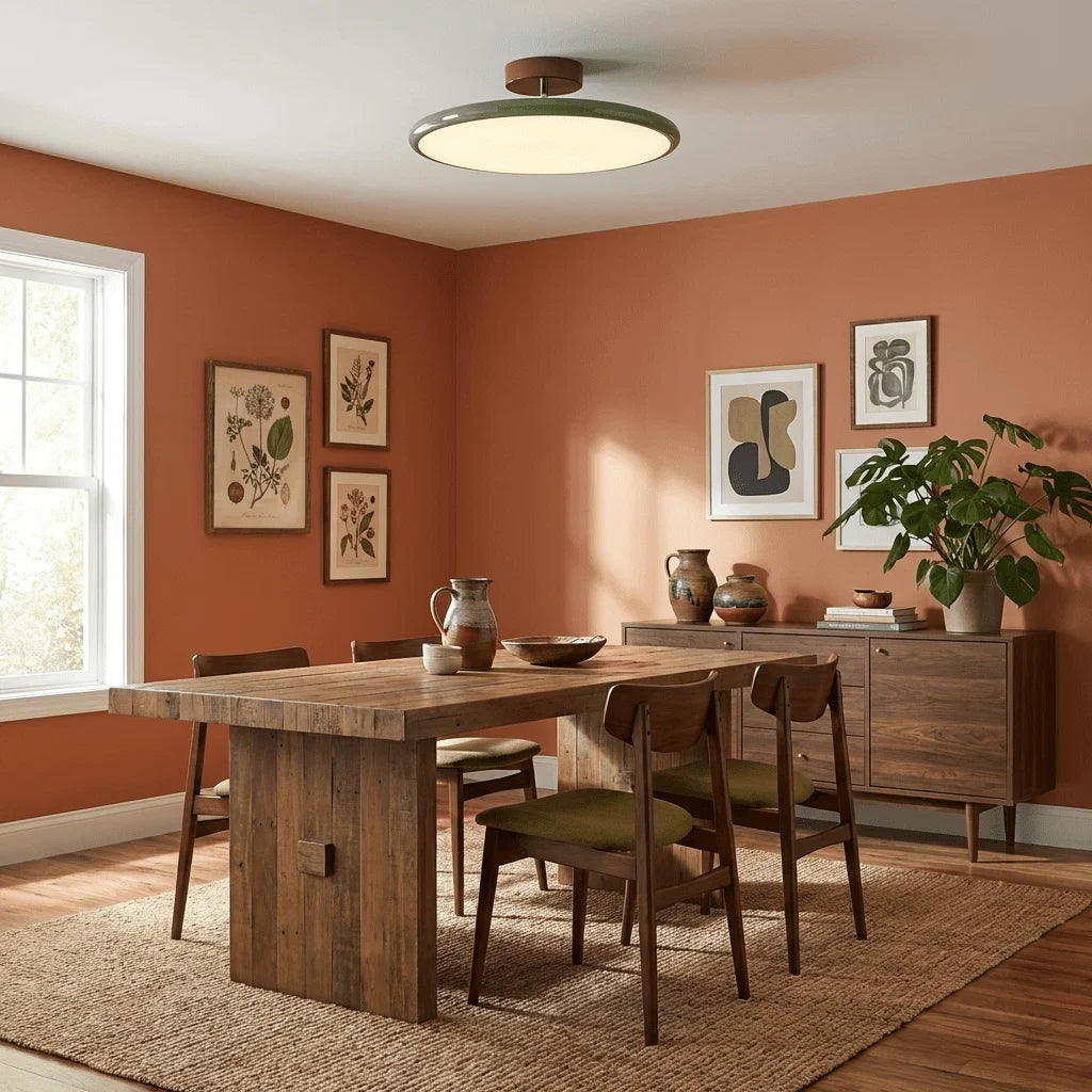 Justerbar Loftlampe – Minimalistisk Design i Farverig Metal og Acryl 4