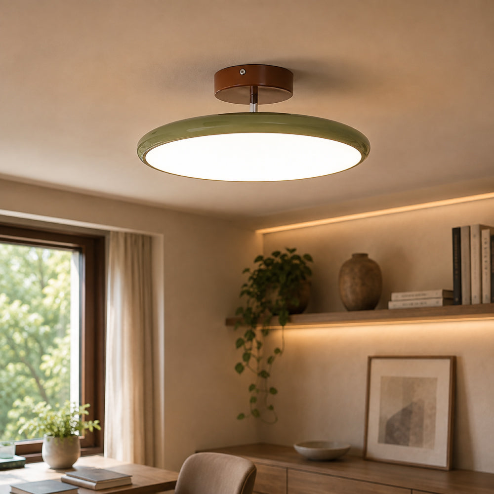 Justerbar Loftslampe – Minimalistisk Design i Farverig Metal og Acryl 16