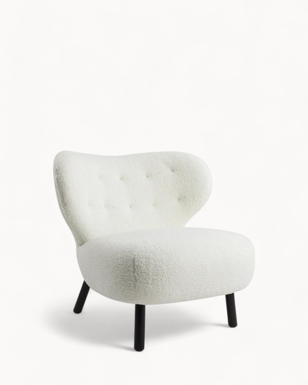 Kita Vintage Lænestol | Blød Uldpolstring, Elegant Design 0