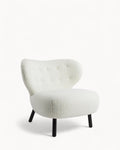 Kita Vintage Lænestol | Blød Uldpolstring, Elegant Design 0