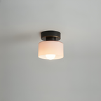 Kompakt Bauhaus Loftlampe - Guld Metal og Glas 12
