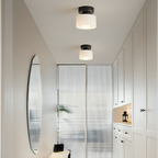 Kompakt Bauhaus Loftlampe - Guld Metal og Glas 7
