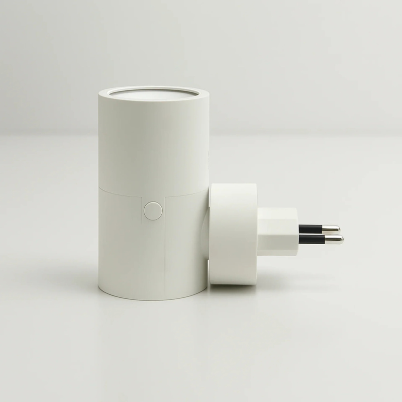 LED Vaeglampe til Stikkontakt med Dag-Natsensor Daempbar Varmt Lys til Minimalistisk Indretning 2