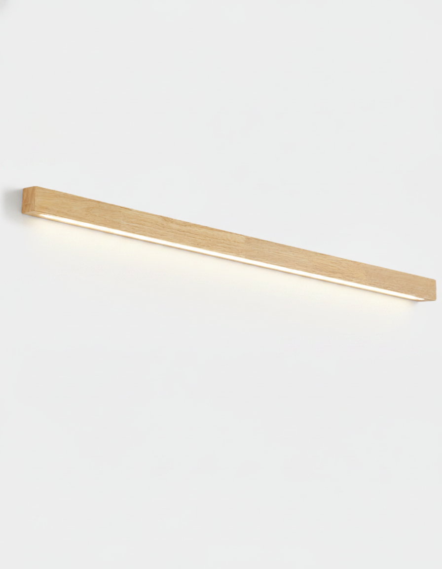 Lineær Spejllampe til Badeværelse - Minimalistisk Væglampe med Integreret LED 16