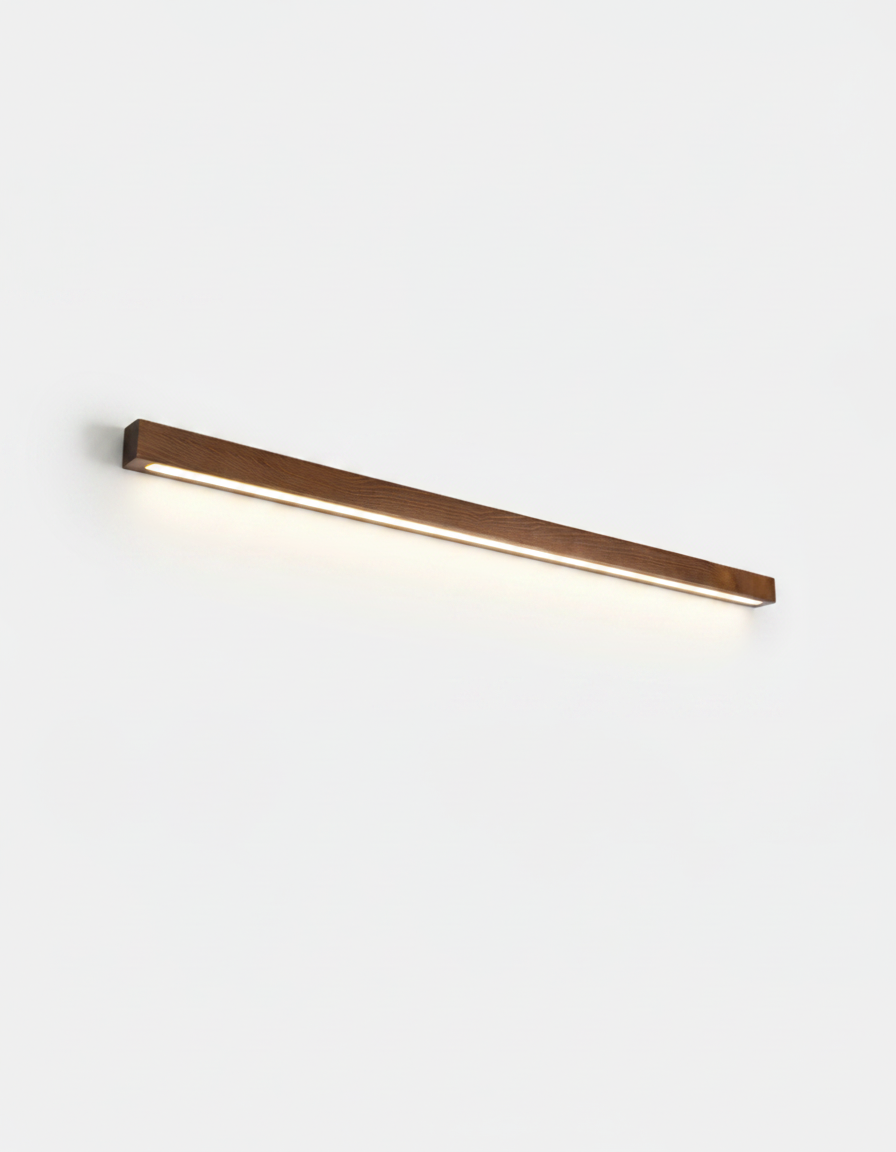 Lineær Spejllampe til Badeværelse - Minimalistisk Væglampe med Integreret LED 9
