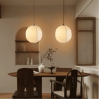 Linned Pendel Lampe - Lanterneform Blød Lysgennemgang 0
