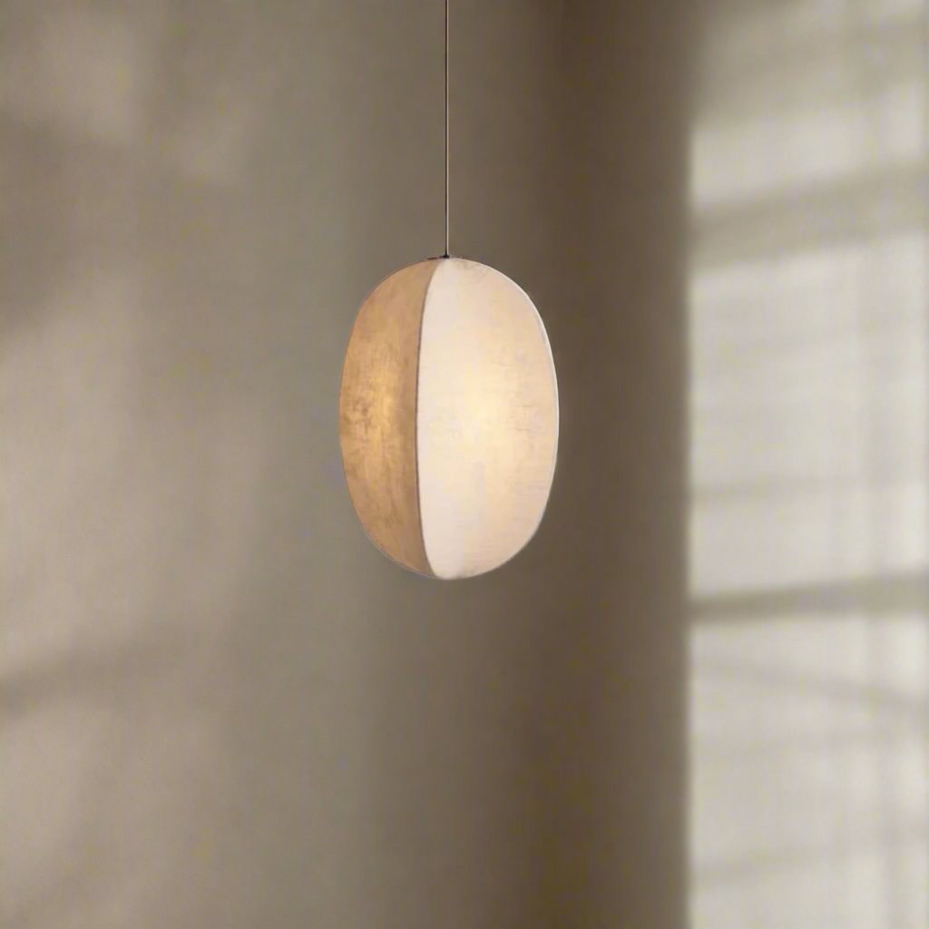 Linned Pendel Lampe - Lanterneform Blød Lysgennemgang 4
