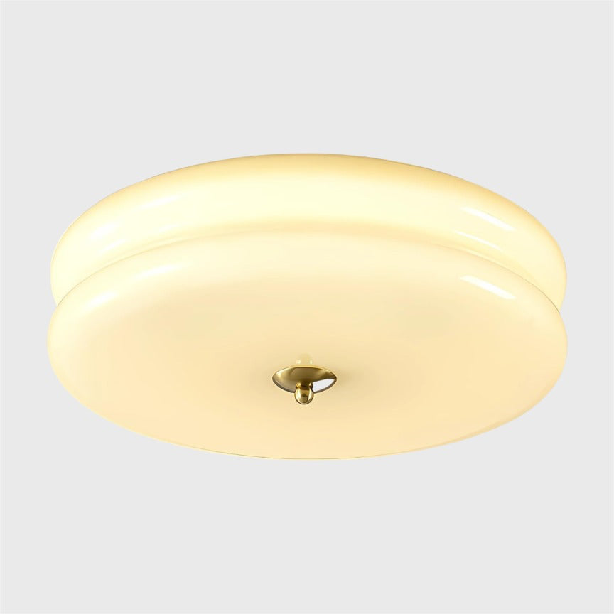 Loftlampe Glas – Elegant Bauhaus Design med Klar Belysning og Metalramme 0