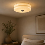 Loftlampe Glas - Elegant Bauhaus Design med Klar Belysning og Metalramme 13