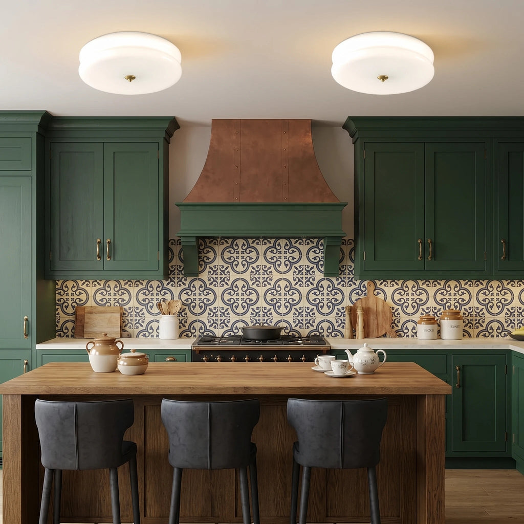 Loftlampe Glas – Elegant Bauhaus Design med Klar Belysning og Metalramme 4