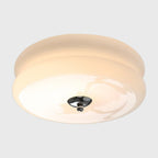 Loftlampe Glas – Elegant Bauhaus Design med Klar Belysning og Metalramme 9