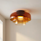 Loftlampe i Glas med Lagdelt Design 6