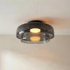 Loftlampe i Glas med Lagdelt Design 7